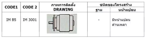 siemens motor drawing code 1 and code 2