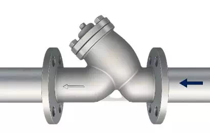 การติดตั้งY- Strainer แนวนอน